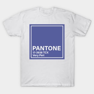 pantone 17-3938 TCX Very Peri, year 2022 T-Shirt